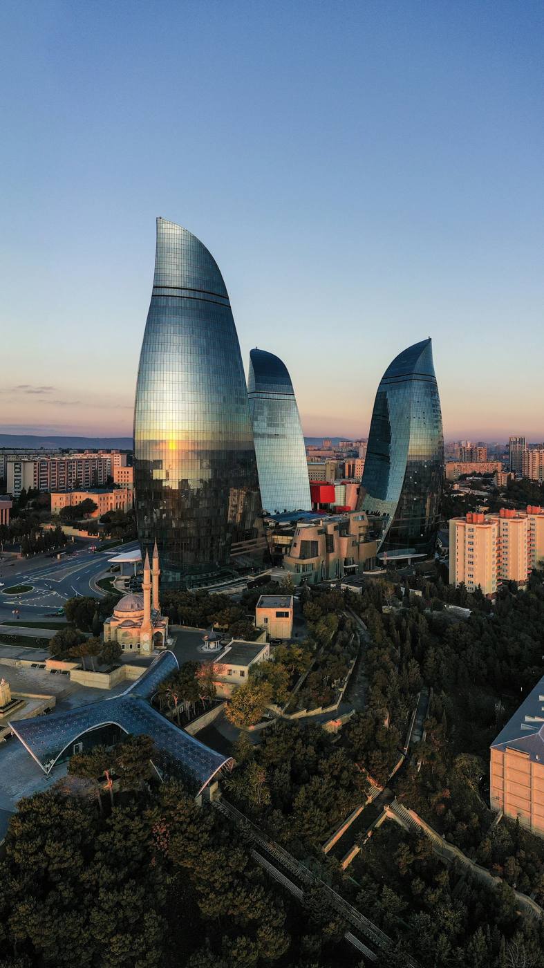 Flame Towers, em Baku