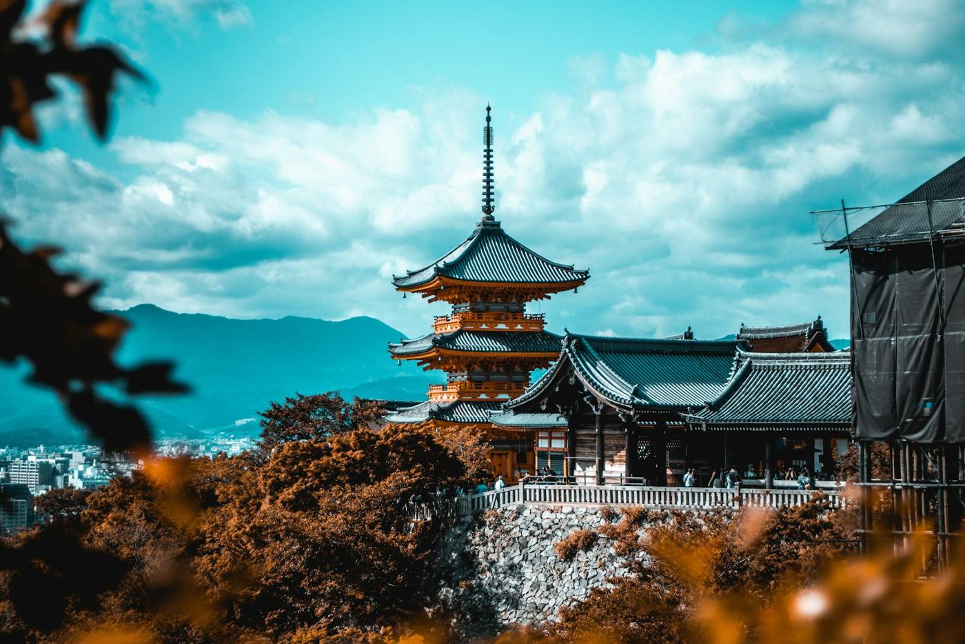 Pagode de Kiyomizu-dera, em Kyoto