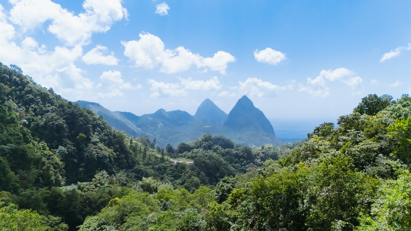 Pitons, Santa Lúcia