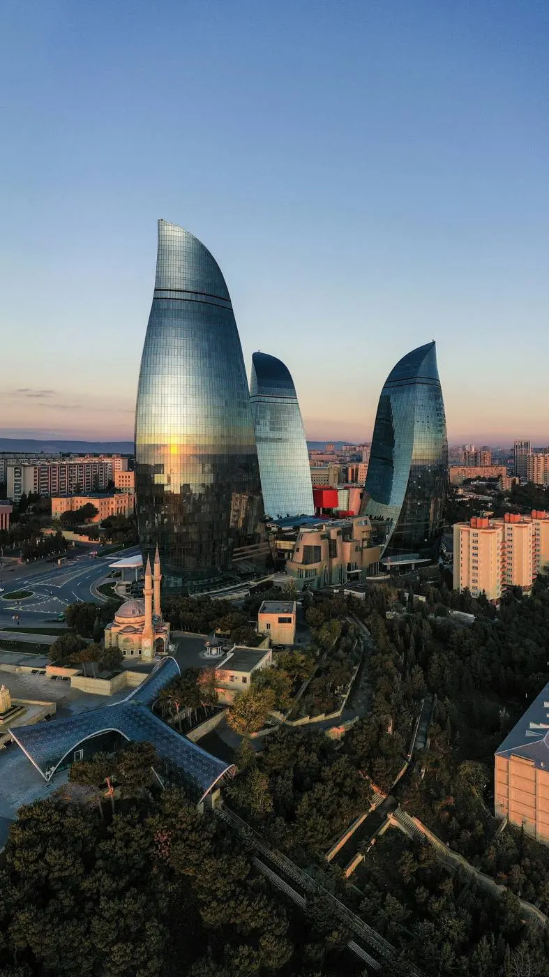 Flame Towers, em Baku